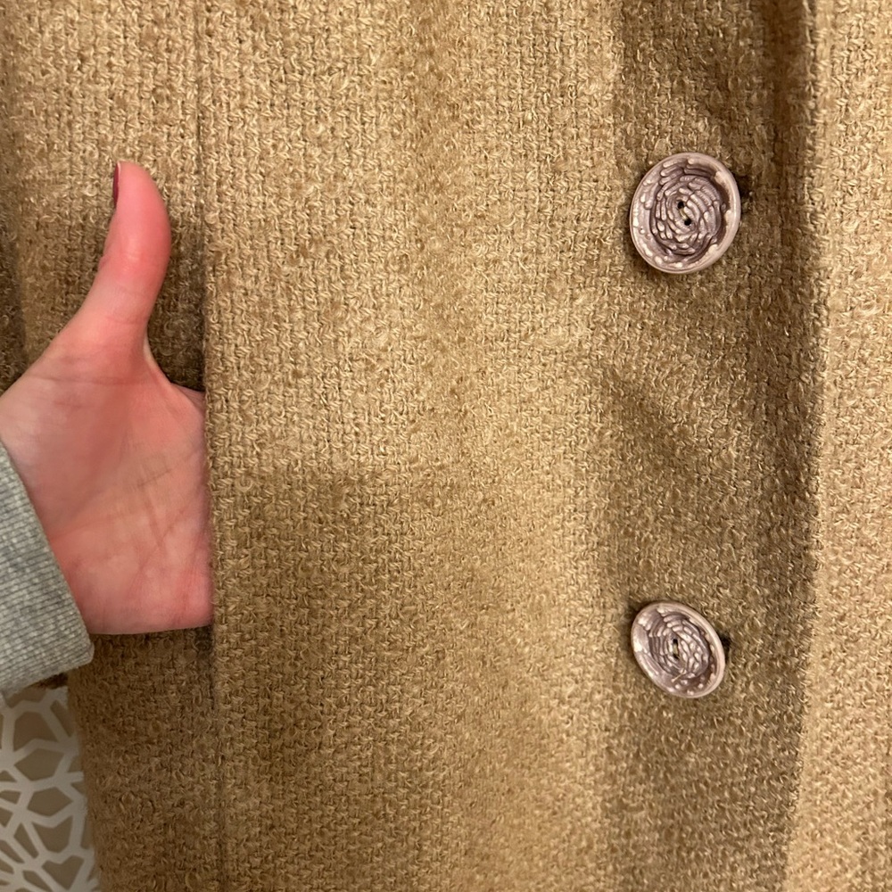 Vintage Shagmoor Coat With Faux Fur Collar - Picture 2 of 13